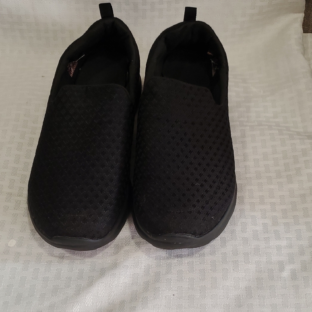 Skechers Sports Quilted Black Slipon Loafers - Picture 11 of 15